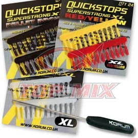 Korum QUICKSTOPS - YELLOW / BROWN