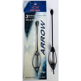 TOP MIX Hárombordás arrow method feeder kosár, 45g