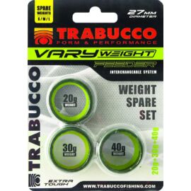 Trabucco Vary Weight Distance Cage Feeder Weight Sets 30-40-50g feeder kosár súly szett