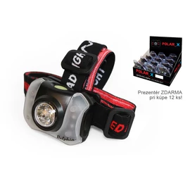 Fejlámpa Delphin POLAR_X - 5+4 LED