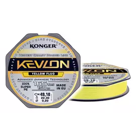 Konger kevlon yellow fluo x4 0.18/150m