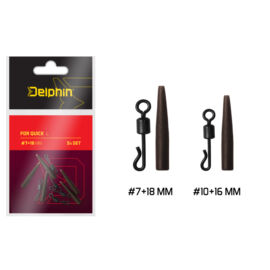 Delphin FDR Quick L / Set 5db - #7+18mm