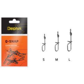 Pergető kapcsolat Delphin Q-SNAP / 10db / 0,6mm - S