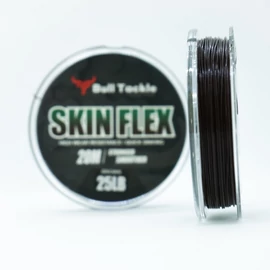 Bull Tackle - Skin Flex bevonatos előke zsinór 20 M - 25 lb/barna