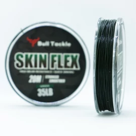 Bull Tackle - Skin Flex bevonatos előke zsinór 20 M - 35 lb/zöld
