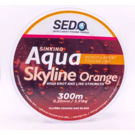 SEDO Aqua Orange Green 300 Méter Monofil Horgász Zsinór 0.225mm 5.15kg