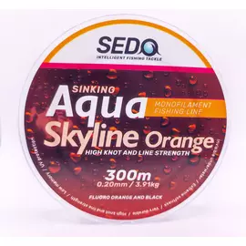 SEDO Aqua Orange Green 300 Méter Monofil Horgász Zsinór 0.28mm 7.62kg