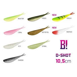 BOMB! Gumihal D-SHOT / 5db - 10,5cm/Coral