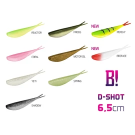 BOMB! Gumihal D-SHOT / 5db - 6,5cm/REDFACE