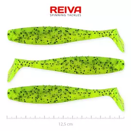 Flat Minnow shad 12,5cm 3db/cs (Poppy green)