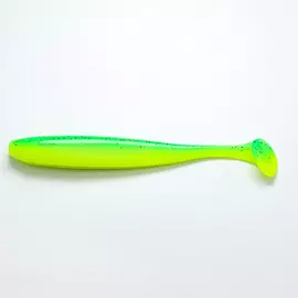 HiKi-Easy Shiner gumihal 50/76 mm - 10 darab/csomag méret: 76 mm súly: 2.2 g Zöld-Sárga