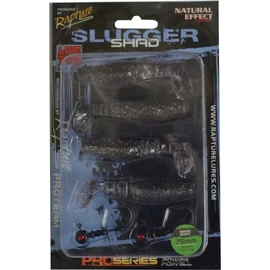 Rapture Slugger Shad Set 75 Smoke Ghost 4+2 db/csg, műcsali szett