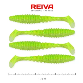 Zander Power Shad 10cm 4db/cs (Flash Chartreuse)