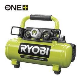 Ryobi ONE+ 18V kompresszor 8bar 3,8L nyomásmérő R18AC-0 SOLO csak készülék