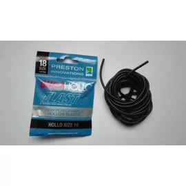 PRESTON DURA HOLLO ELASTIC - SIZE 18 - BLACK (FEKETE 2,8mm)