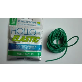 PRESTON HOLLO ELASTIC SIZE 13h GREEN (ZÖLD 2,3mm)