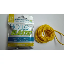 PRESTON HOLLO ELASTIC SIZE 17h YELLOW (SÁRGA 2,8mm)