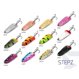 Delphin STEPZ StripSCALE támolygó kanál - 10g TROUTY Hook #2