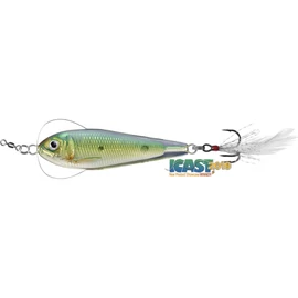 LIVETARGET FLUTTER SHAD JIGGING SPOON GOLD/GREEN  55 MM 14 G