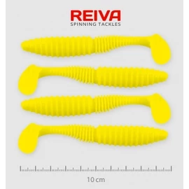 Reiva Zander Power Shad 10cm 4db/cs /Citromsárga/ (9901-102)