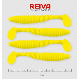 Reiva Zander Power Shad 10cm 4db/cs /Citromsárga/ (9901-102)