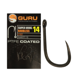 GURU Super MWG Hook Size 16 (Barbless/Eyed)