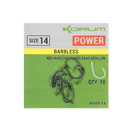 XPERT POWER BARBLESS HOOKS - SIZE 12