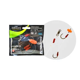 WIZARD MONSTER SURFACE LIVEBAIT DOUBLE MONO RIG 7/0+9/0 CLASSIC