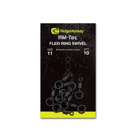RIDGEMONKEY RM_TEC FLEXI RING SWIVEL SIZE11 KARIKÁS FORGÓ 10DB