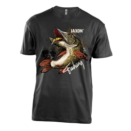 Jaxon t-shirt black nature pike  xl póló