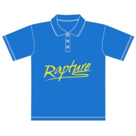 Rapture Galléros póló XL Azúrkék