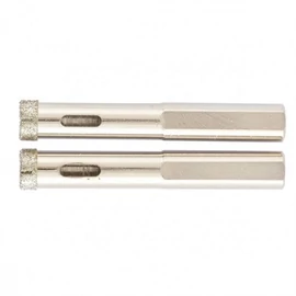 MTX 2db 12x67mm galvanizált gyémánt körkivágó, üveg/kerámia