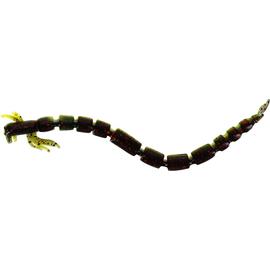 WESTIN BloodTeez Worm 7,5cm 1g Black/Chartreuse 8pcs