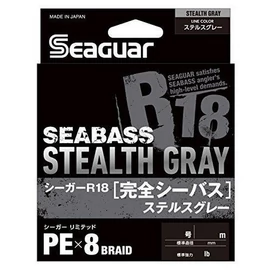 SEAGUAR R18 KANZEN SEABASS STEALTH GRAY 150M 1.0GOU