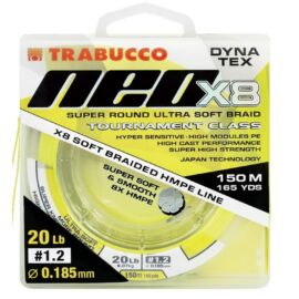 Trabucco Dyna-Tex Neo X8 150 m 0,235 mm sárga fonott zsinór