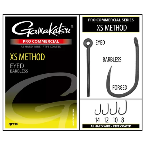 Gamakatsu PRO-C XS METHOD A1 PTFE Barbless #8