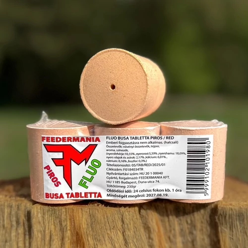 FEEDERMANIA FLUO BUSA TABLETTA PIROS - RED