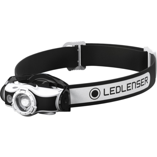 LEDLENSER MH5 outdoor tölthető LED fejlámpa 400lm/180m 1x14500 Li-ion, fehér/fekete