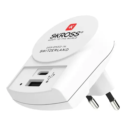 SKROSS USB töltő A és C típusú bemenettel 