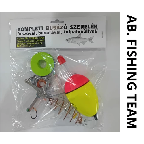 AB FISHING - KOMPLETT BUSÁZÓ SZERELÉK 100gr-os úszóval