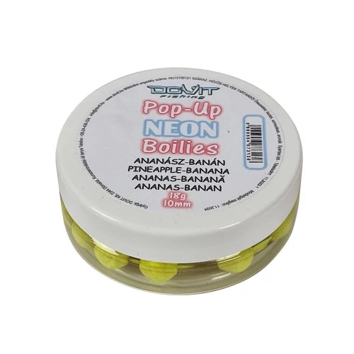Dovit Pop-Up Neon Boilie 10mm - ananász-banán