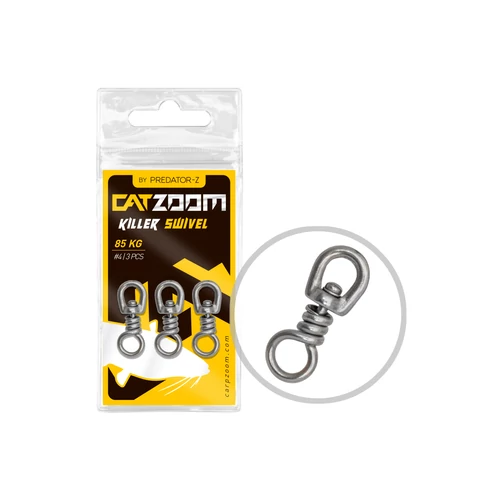 Carp Zoom PZ Killer harcsázó forgó, 4#-36.5mm / 80 kg, 3 db