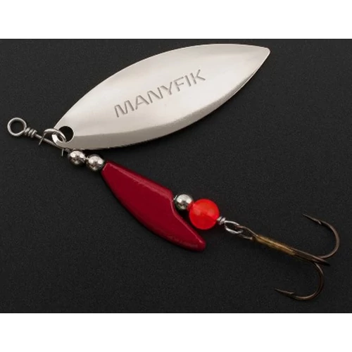 Manyfik Mobby V Vs05-3 5 g Silver-Red körforgó villantó