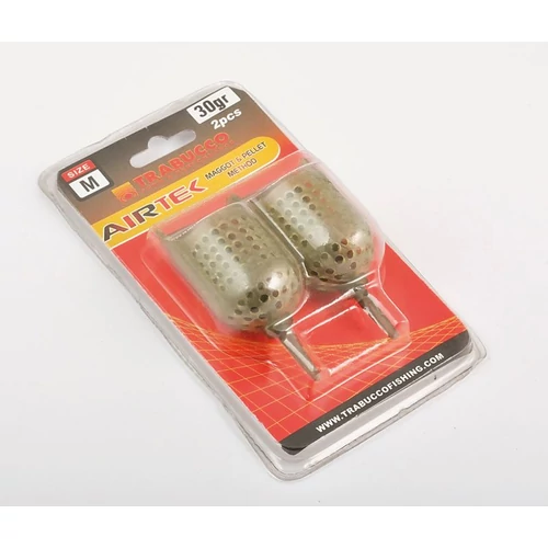 Trabucco Airtek Maggot & pellet method L/40g 2 db, method kosár