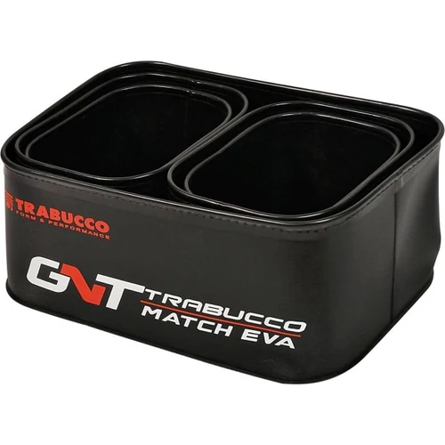 Trabucco Gnt Match Evagoundbait Mini Bowl Set 1+4, etetőanyag tartó szett