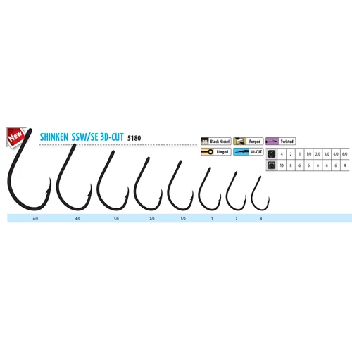 Trabucco Shinken Cut Ssw horog S/E Bn #4 10 db/csg