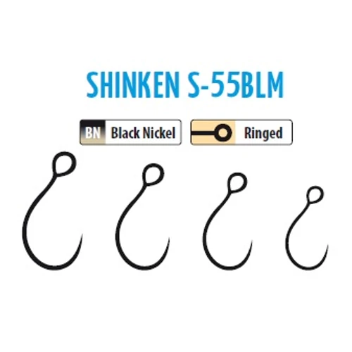 Trabucco Shinken Hooks S-55Blm Bn #10 10 db szakáll nélküli horog