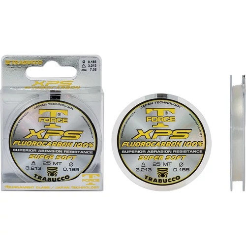 Trabucco T-Force Fluorocarbon 25 m 0,185 mm előkezsinór