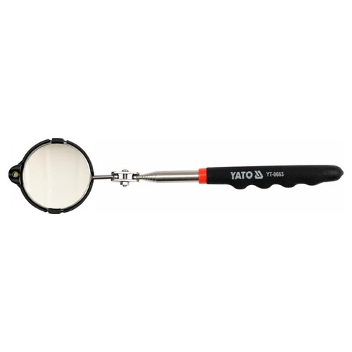 YATO 54mm teleszkópos vizsgálótükör LED lámpával 265-920mm
