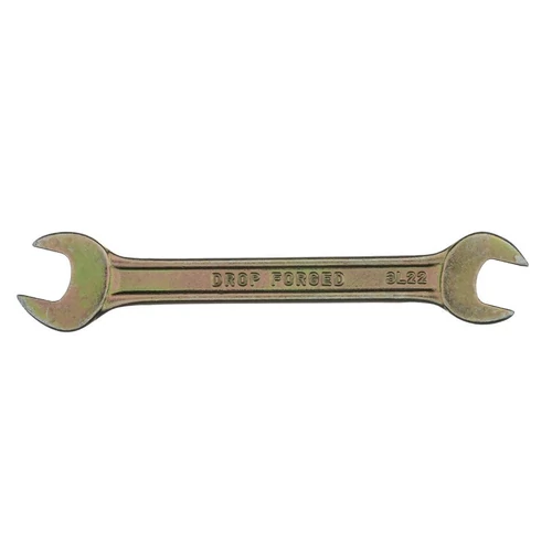 SIBRTEH 10x11mm kettős villás csavarkulcs sárga